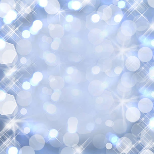 istock Shiny background of pastel blue lights 522712191