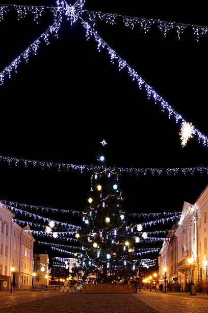 istock Christmas tree in Tartu, Estonia 522714009