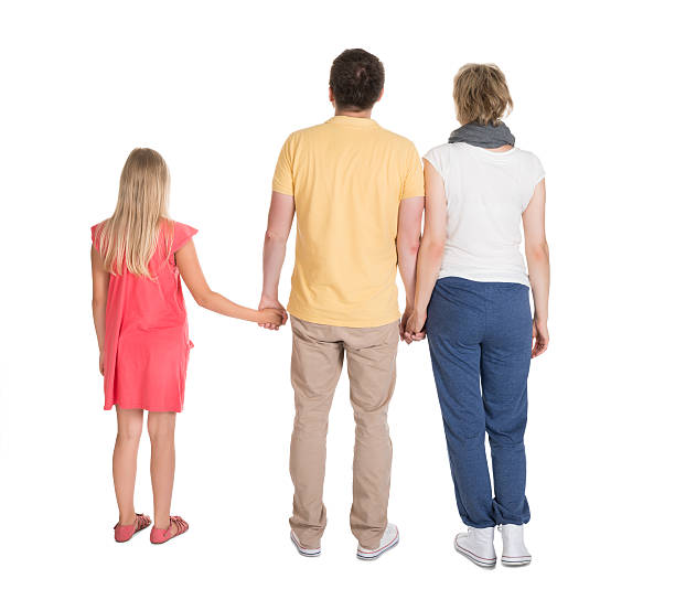 istock Rear View Of Family Standing 522716223