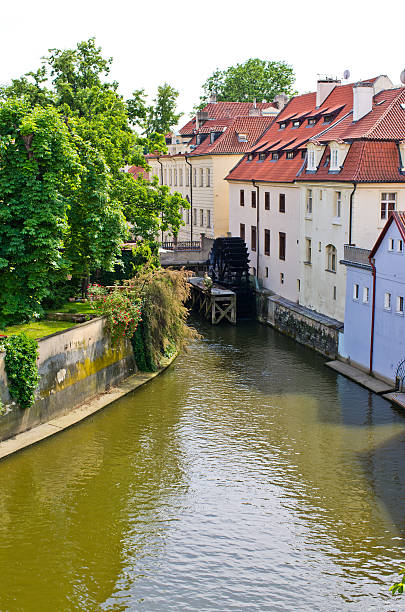 istock Water Mill on Vltava river in Prague, Czech Republic 522718253