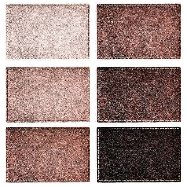 istock set of leather labels of different colors 522723852