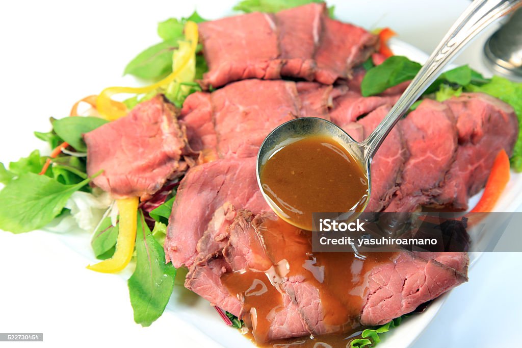 Roast beef food Beef Stock Photo