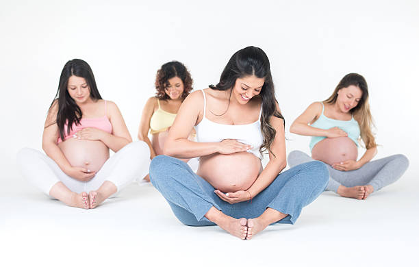 istock Pregnant women at a Lamaze class 522732998