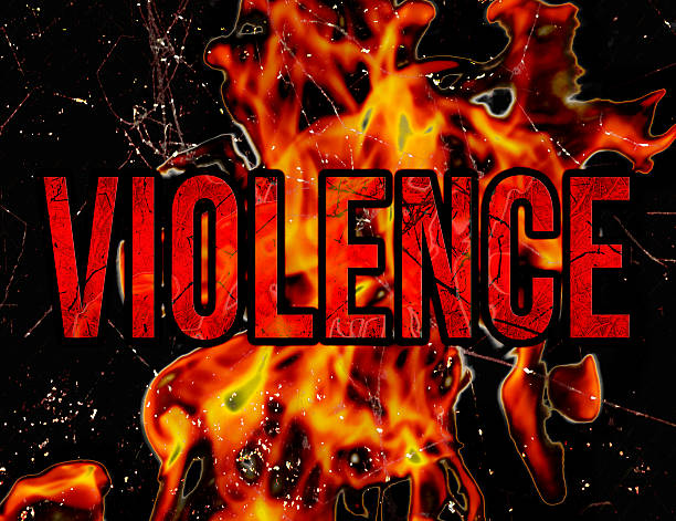 istock Violence Typography Grunge Style Illustration Design 522733617