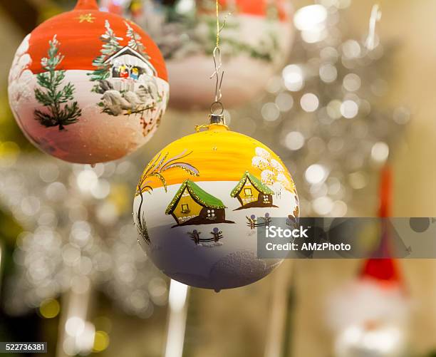 Winter Landscape With A Yellow Sky Stock Photo - Download Image Now - Stuttgart, Christmas, Christmas Ornament