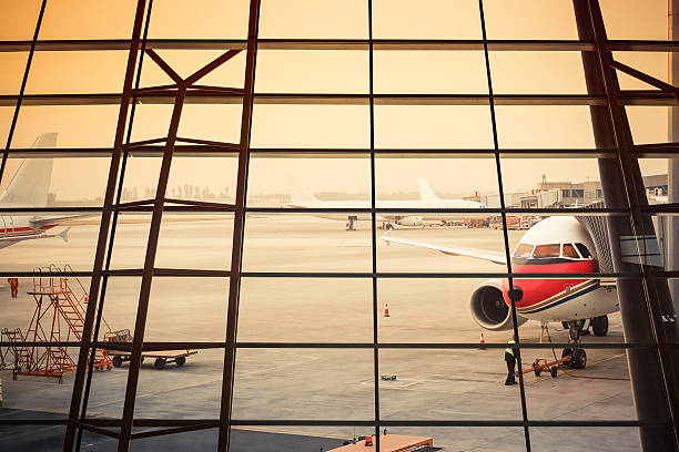 istock airport terminal outside the window 522737471