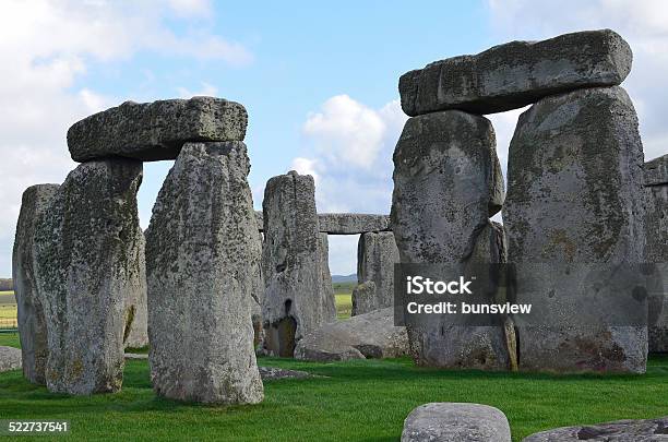 Stonehenge Wiltshire England Stock Photo - Download Image Now - Architectural Column, Autumn, Blue