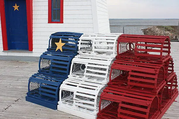 Photo of Acadian Lobster Traps - New Brunswick, Canada