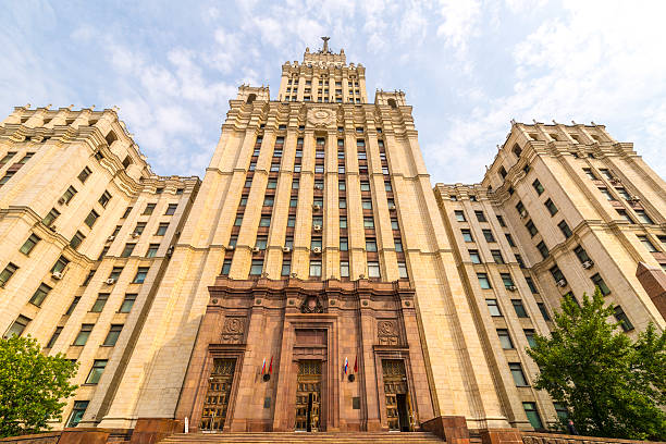 istock Legendary Moscow skyscraper in Stalin Empire style 522738187