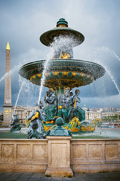istock Fountain on the Place de la Concorde in Paris 522738957