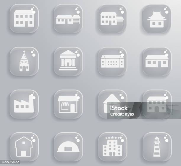 Buildings Icons Set Stock Illustration - Download Image Now - Apartment, Architecture, Business