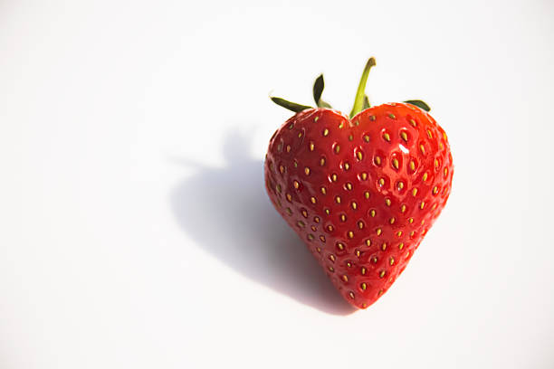 Strawberry Heart stock photo
