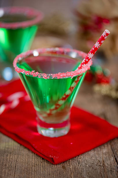 istock Christmas Emerald Green Cocktail 522740935