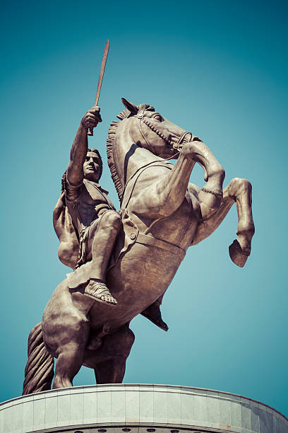 istock Warrior on a Horse statue 