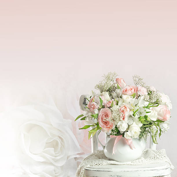 istock Wedding bouquet with roses 522742758
