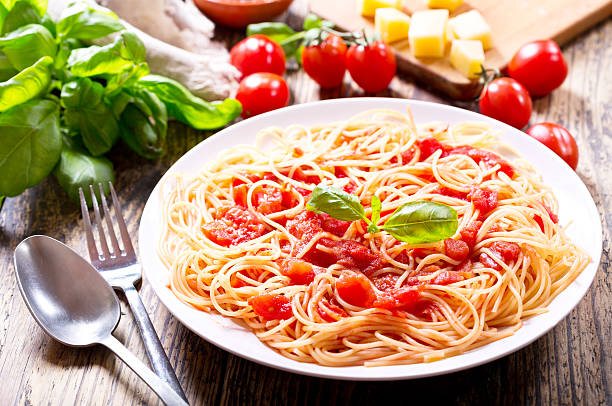 istock plate of pasta with tomato sauce 522745954