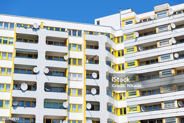 Social House Building In Berlin Stock Photo - Download Image Now - Kreuzberg, Apartment, Architecture