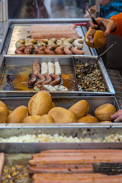 istock Kiosk of German Sausages 522747937