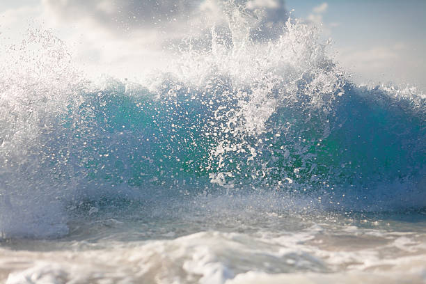 istock Waves in the ocean and sand on  beach 522751174