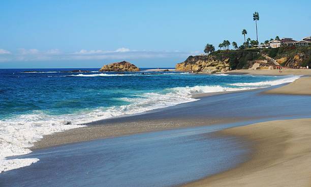 Treasure Island, Laguna Beach, California. stock photo