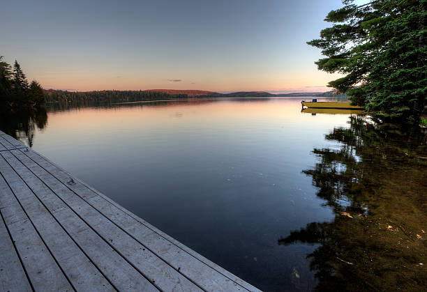 istock Lake in Autumn sunrise reflection 522753507