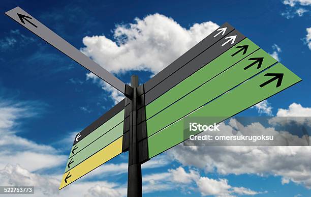 Signpost Stock Photo - Download Image Now - Advice, Black Color, Choice