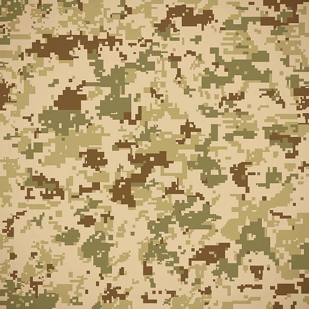 Camoflage Pattern Modern camoflage pattern - very detailed. EPS 10 file. Transparency effects used on highlight elements. camouflage clothing stock illustrations