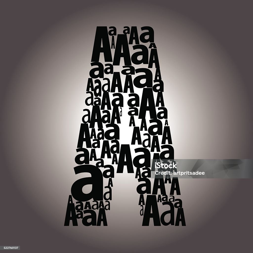 Vector Leter A Letter A Vector Illustration Stock Illustration - Download Image Now ...
