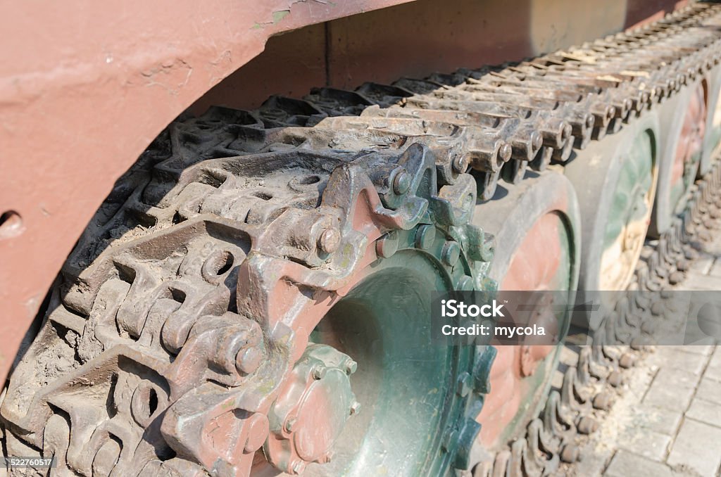 caterpillar of tank close up Abstract Stock Photo