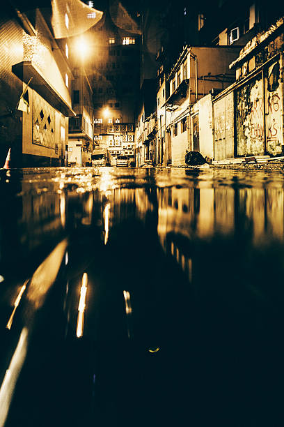 istock Rainy night in the city. 522763069