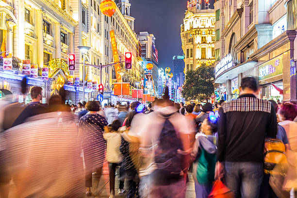 istock Shopping Street in Shanghai at Night 522763979