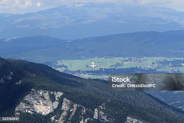 Asiago With The Ossuary Monument In The Province Of Vicenza Stock Photo - Download Image Now