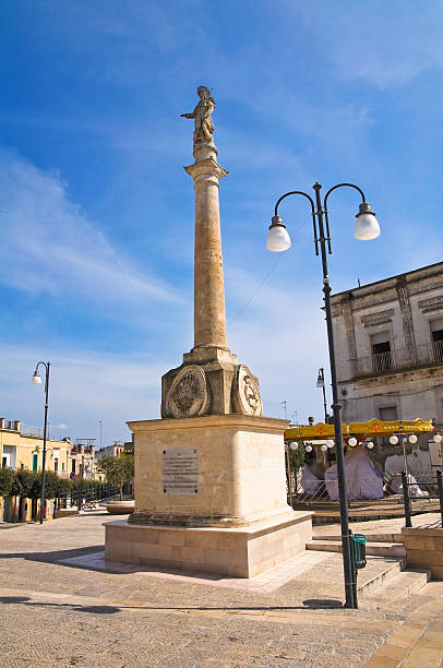 istock Obelisk of St. Rocco. Montescaglioso. Basilicata. Italy. 522766021