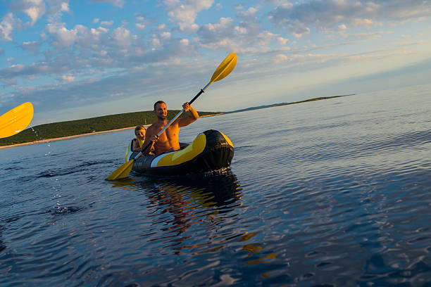 istock Family Having Fun Sea Kayaking 522766801