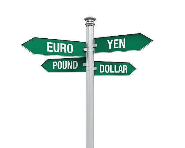 istock Direction Sign of  Currency 522767095