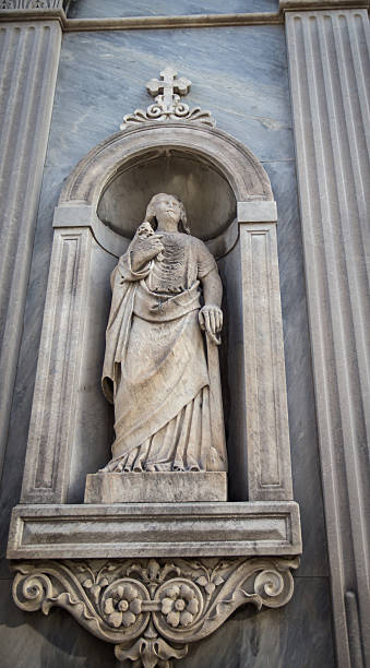 istock female statue Recoleta Cemetery 522774788