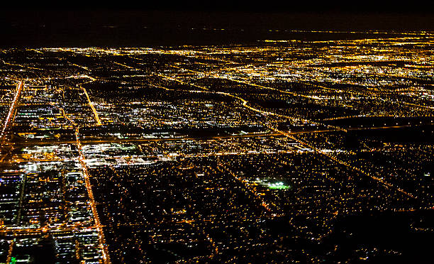 istock overhead view of a city at night 522774884
