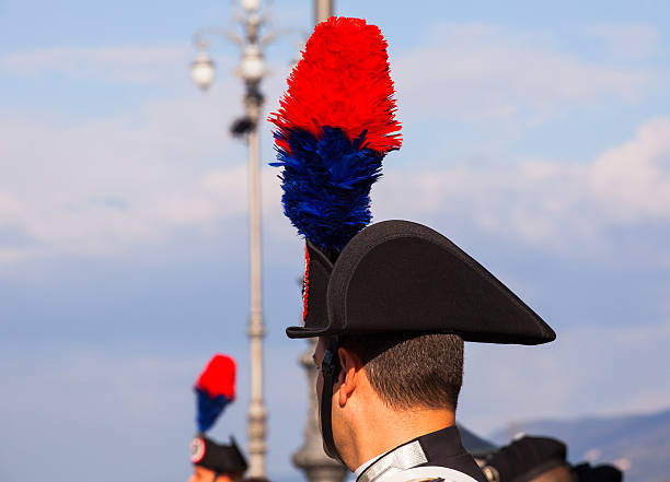 carabinieri, italiano polícias - guard of honor imagens e fotografias de stock