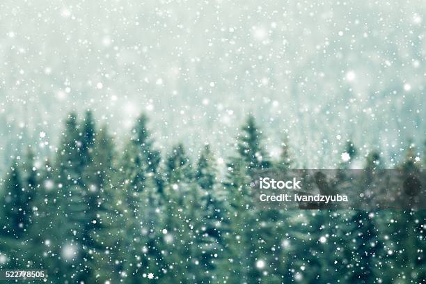 Sfondo Di Inverno - Fotografie stock e altre immagini di Sfondi - Sfondi, Inverno, Vacanze