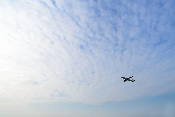 an aircraft flying in the sky