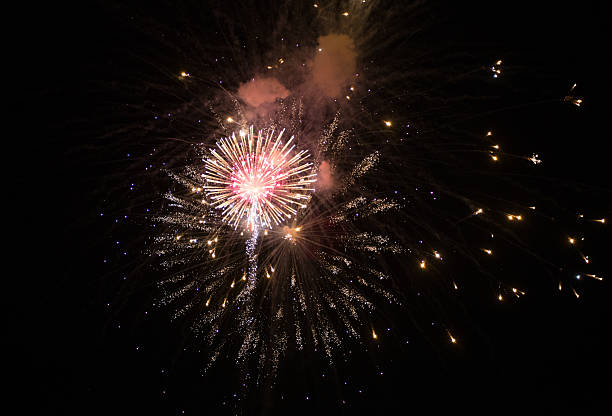istock The Fireworks at the wedding in a mountain restaurant. 522780266