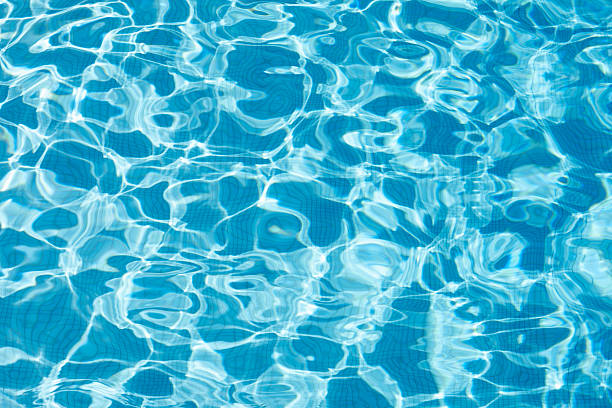 istock Blue swimming pool water background 522782424