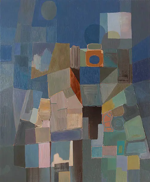 Photo of Abstract cubist composition
