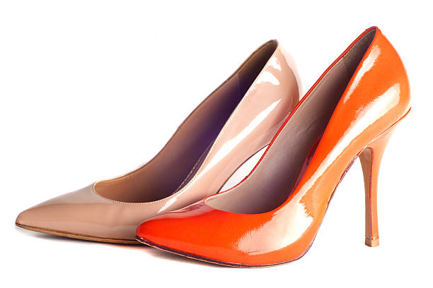 istock bright, multicolored female shoes on high heels 522784786