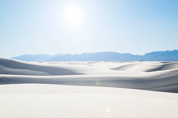 istock White Sands National Monument bright sun flare 522787456