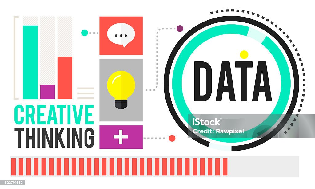 Data Analysis Storage Information Concept Brainstorming stock illustration