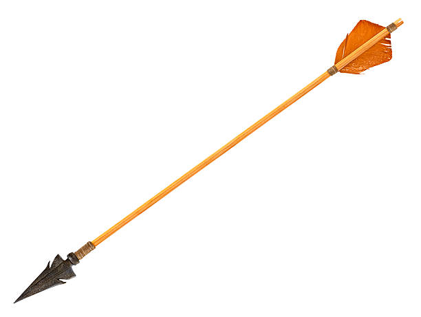 istock Antique old wooden arrow 522793086