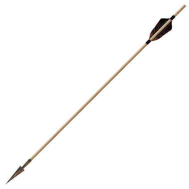 istock Antique old wooden arrow 522793216