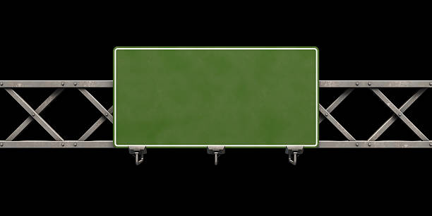 istock road sign isolated on black 522793970