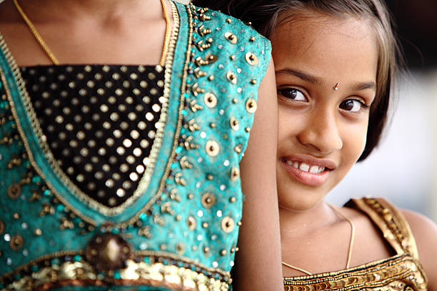 istock pretty little girl posing with cute smile 522795818